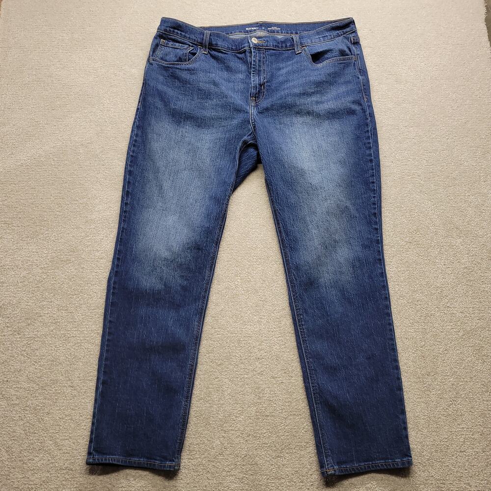 Old Navy Womens Size 16 WOW Boyfriend Jeans Mid Rise Blue Denim
